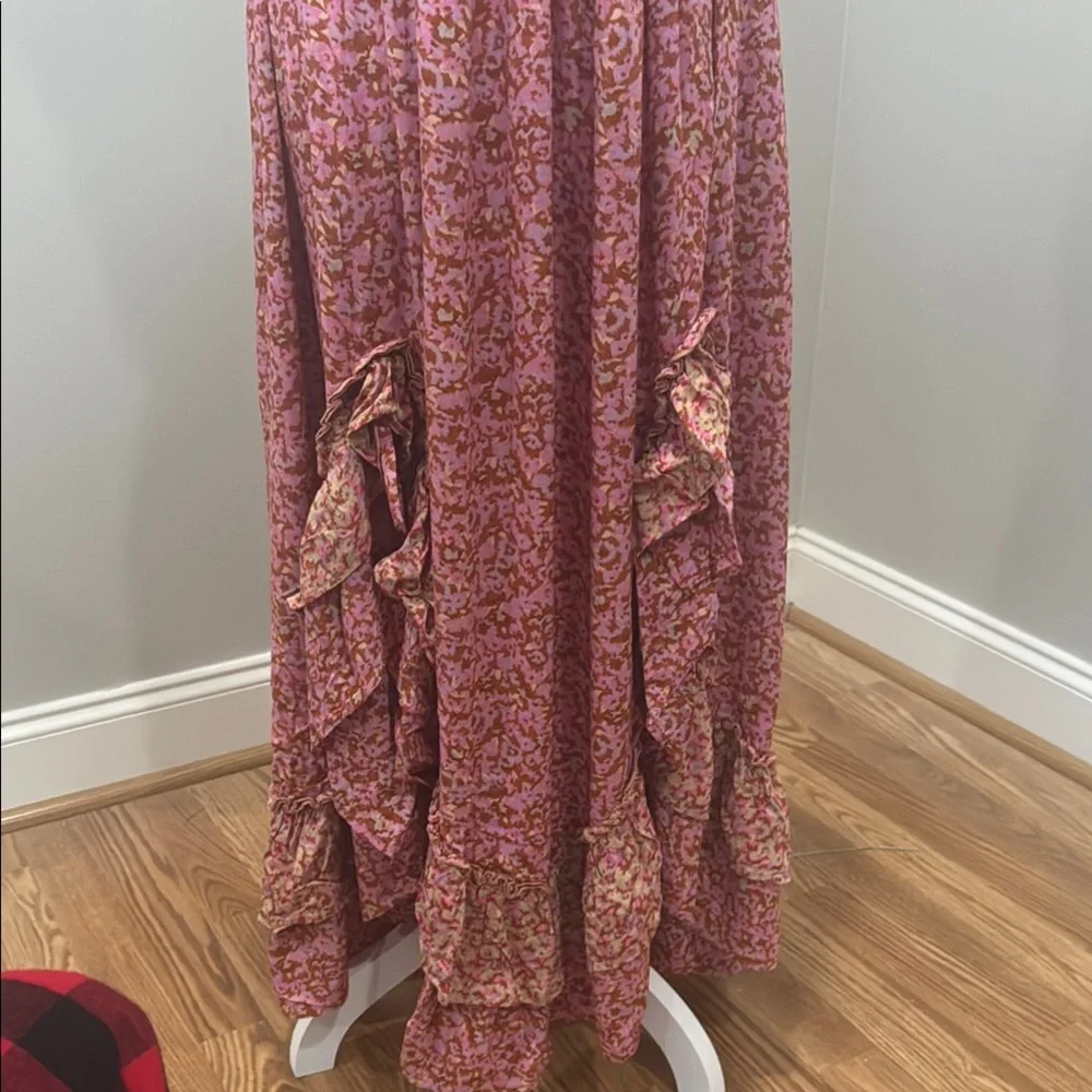 Free People Pink Floral Maxi Sundress - Picture 6 of 9